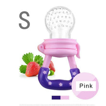 将图片加载到图库查看器，Newborn Baby Fruit Teether Baby Nipple Food Bite Pacifier Birth Infant Silicone Teethers Safe Feeder Bite Food Teether Oral Care
