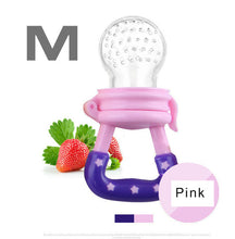 将图片加载到图库查看器，Newborn Baby Fruit Teether Baby Nipple Food Bite Pacifier Birth Infant Silicone Teethers Safe Feeder Bite Food Teether Oral Care
