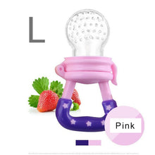 将图片加载到图库查看器，Newborn Baby Fruit Teether Baby Nipple Food Bite Pacifier Birth Infant Silicone Teethers Safe Feeder Bite Food Teether Oral Care
