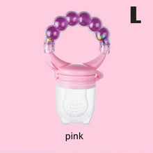 将图片加载到图库查看器，Newborn Baby Fruit Teether Baby Nipple Food Bite Pacifier Birth Infant Silicone Teethers Safe Feeder Bite Food Teether Oral Care
