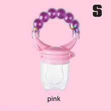将图片加载到图库查看器，Newborn Baby Fruit Teether Baby Nipple Food Bite Pacifier Birth Infant Silicone Teethers Safe Feeder Bite Food Teether Oral Care
