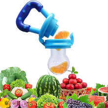 将图片加载到图库查看器，Baby Toys Portable Infant Fruit Nipple Bite Silicone Safety Feeder Pacifier Toys Teethers for 3+ month baby toddler
