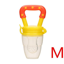 将图片加载到图库查看器，Baby Toys Portable Infant Fruit Nipple Bite Silicone Safety Feeder Pacifier Toys Teethers for 3+ month baby toddler
