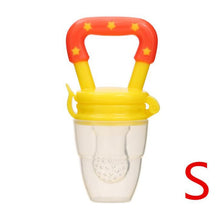 将图片加载到图库查看器，Baby Toys Portable Infant Fruit Nipple Bite Silicone Safety Feeder Pacifier Toys Teethers for 3+ month baby toddler
