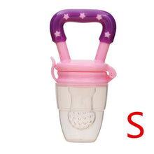 将图片加载到图库查看器，Baby Toys Portable Infant Fruit Nipple Bite Silicone Safety Feeder Pacifier Toys Teethers for 3+ month baby toddler
