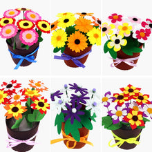 将图片加载到图库查看器，Toys for Children Crafts Kids DIY Flower Pot Potted Plant Kindergarten Learning Education Toys Montessori Teaching Aids Toy
